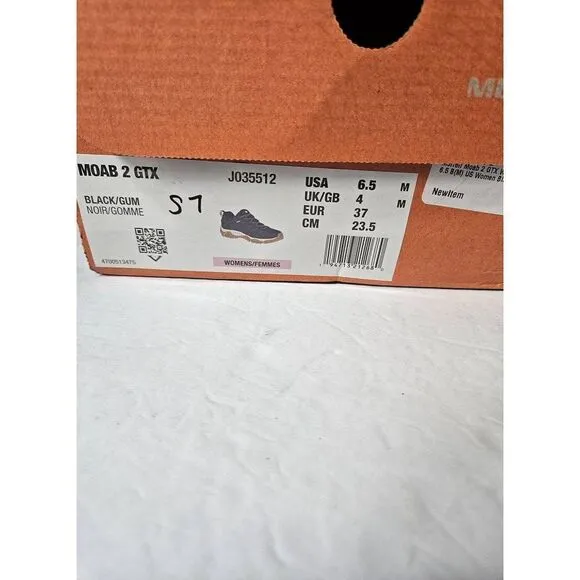 Merrell ladiesMoab 2 gtx hiking shoe NIB