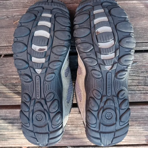 Merrell Men's Yokota 2 Hiking Shoes Gray Suede Size 10W (J31277W) Trail Active.