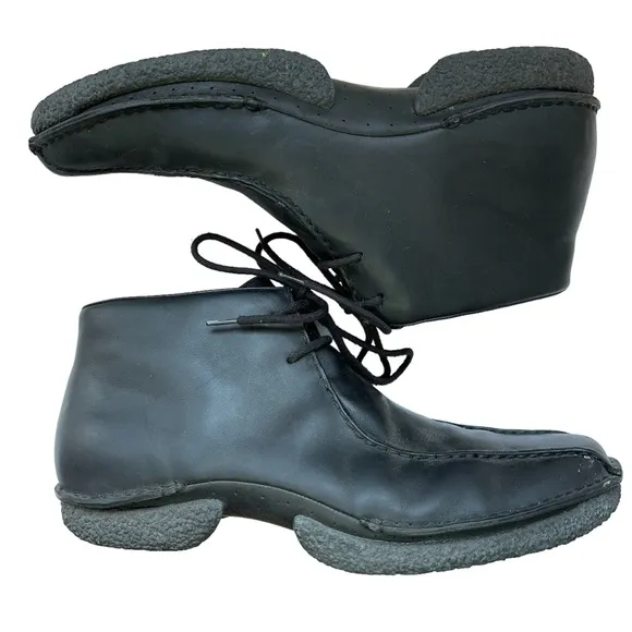 Merrell Metro Gnome Chukka Boots Mens Size 11.5 Hiking Outdoor Leather Black