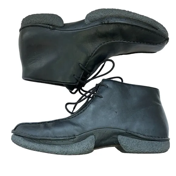 Merrell Metro Gnome Chukka Boots Mens Size 11.5 Hiking Outdoor Leather Black
