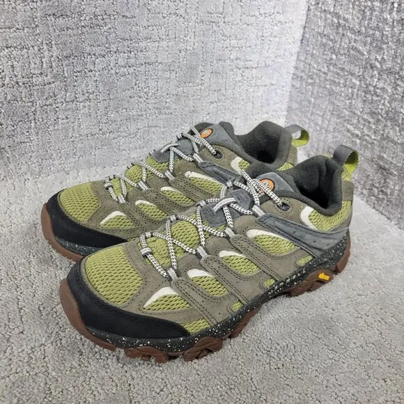 Merrell Moab 3 Men's Size 9 US Green Moss Suede Waterproof Hiking Shoes J036277