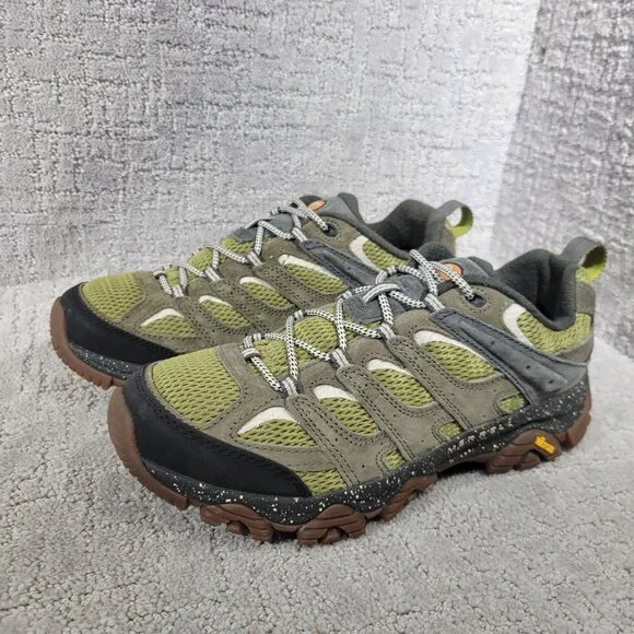Merrell Moab 3 Men's Size 9 US Green Moss Suede Waterproof Hiking Shoes J036277