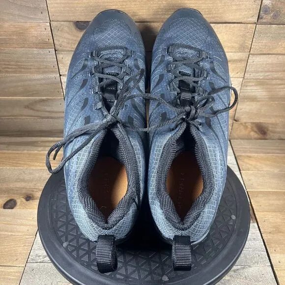 Merrell Moab Edge Mens Size 12 Dark Slate Fabric Hiking Lace Up Shoes J35929