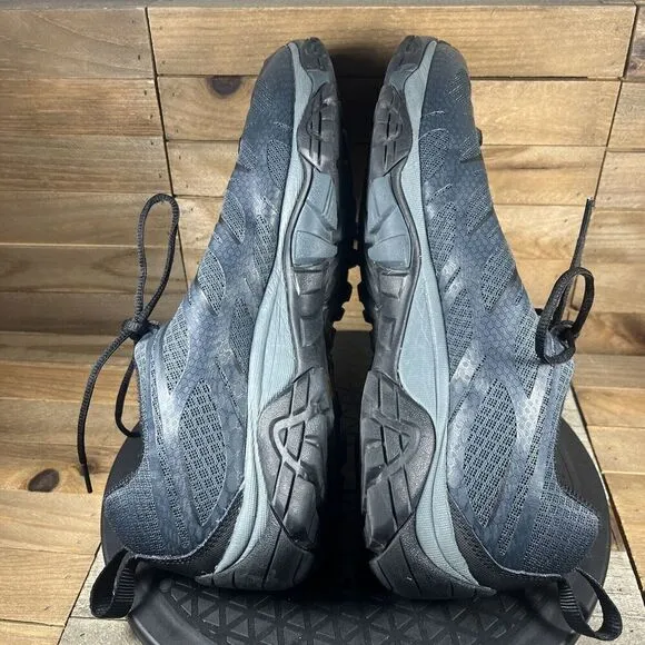 Merrell Moab Edge Mens Size 12 Dark Slate Fabric Hiking Lace Up Shoes J35929
