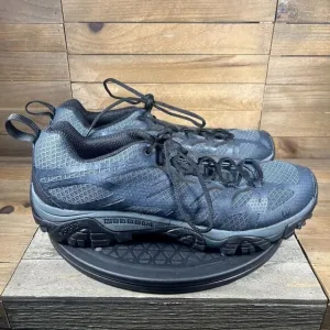 Merrell Moab Edge Mens Size 12 Dark Slate Fabric Hiking Lace Up Shoes J35929