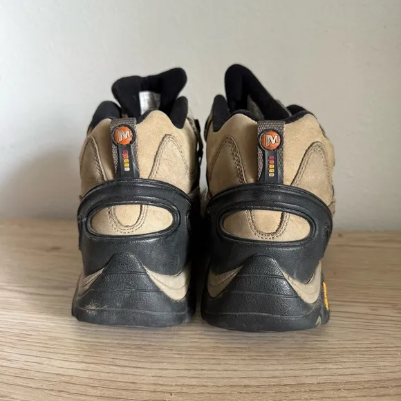 Merrell Pulse II Vibram Waterproof Hiking Boots Loden Taupe Mens Size‎ 10