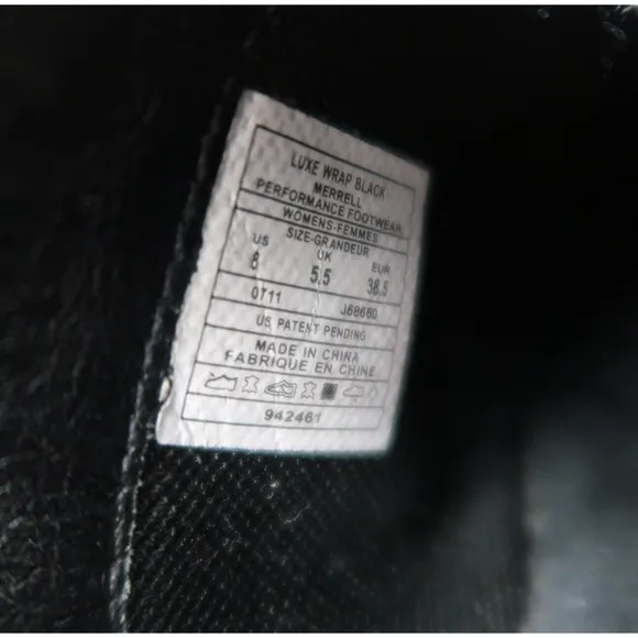 Merrell Shoes Womens 8 Slip On Clog Luxe Wrap Leather Fashion Comfort Stud Black