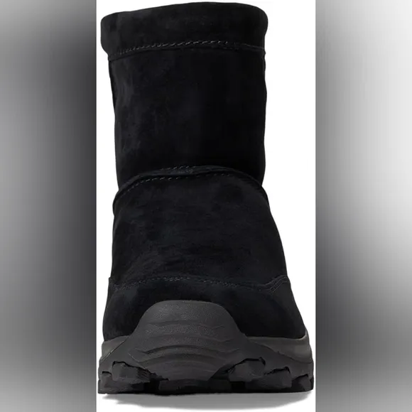 MERRELL size 11.5 mens waterproof winter suede leather boots warm shoes black