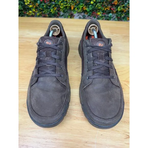 Merrell Traveller Sphere Espresso Suede Leather Shoes J42355‎ Brown Mens 12 EUC