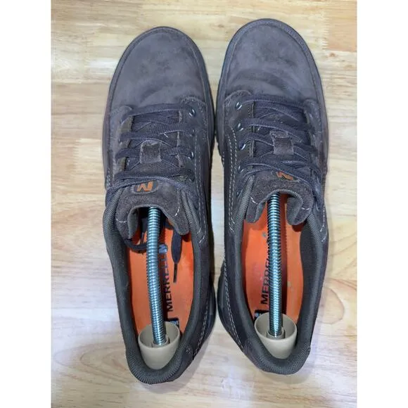 Merrell Traveller Sphere Espresso Suede Leather Shoes J42355‎ Brown Mens 12 EUC
