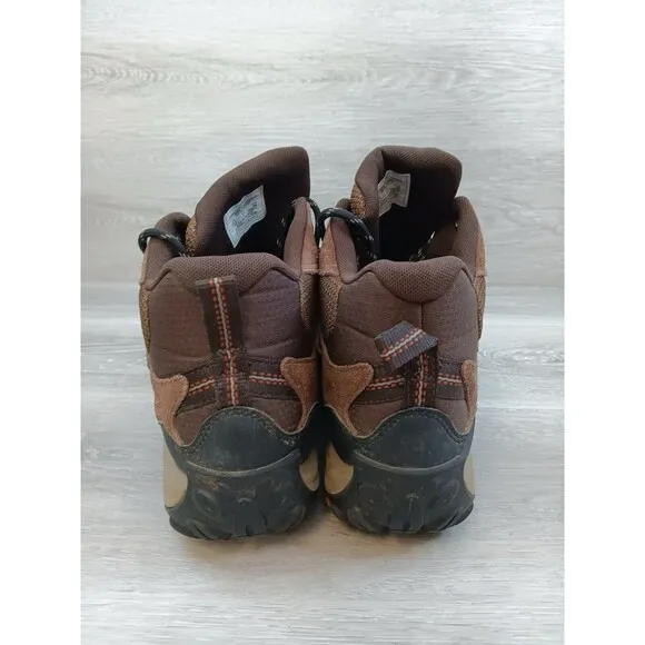 Merrell West Rim MID WP Men's Boots 11.5 Brown Leather Mesh Hiking Boots 036475