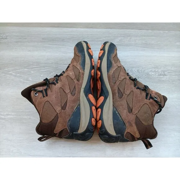 Merrell West Rim MID WP Men's Boots 11.5 Brown Leather Mesh Hiking Boots 036475