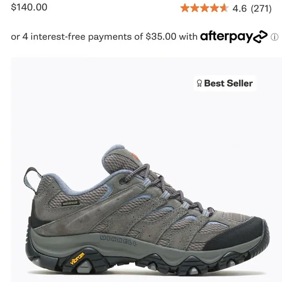 Merrell Women’s Moab 3 Waterproof Hiking Shoes