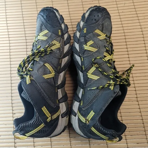 MERRELL WATERPRO MAIPO CARBON YELLOW Hiking shoes.J4149 men's sz 12.5High grip