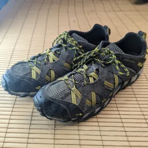 MERRELL WATERPRO MAIPO CARBON YELLOW Hiking shoes.J4149 men's sz 12.5High grip