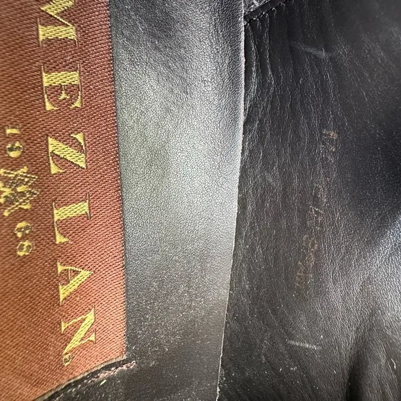 Mezlan black leather shoes