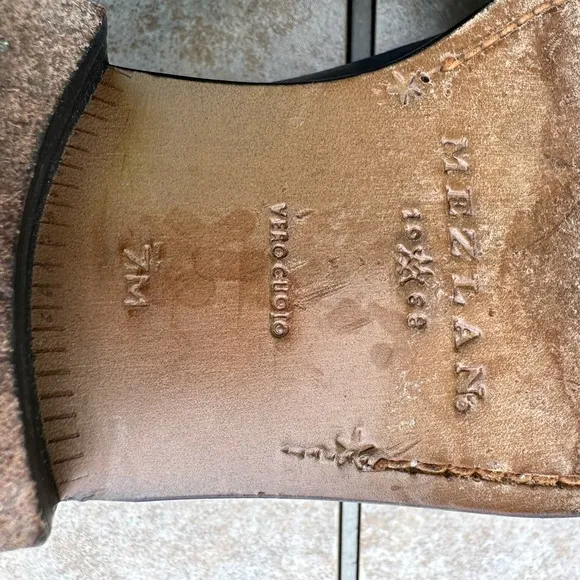 Mezlan black leather shoes