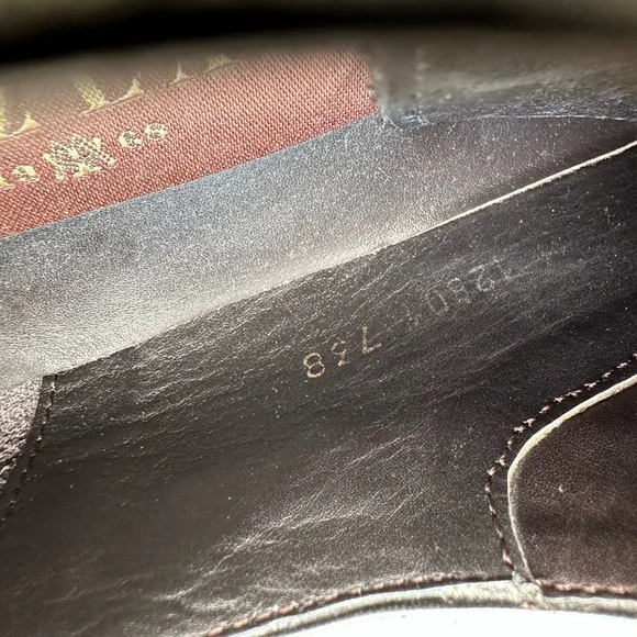 Mezlan black leather shoes