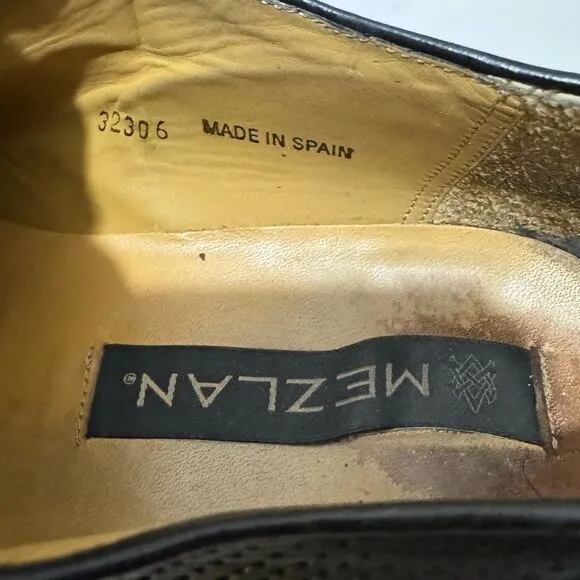 MEZLAN ' Gorgeous Black Leather men’s shoes size 9.5 M