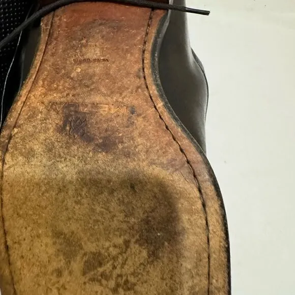 MEZLAN ' Gorgeous Black Leather men’s shoes size 9.5 M
