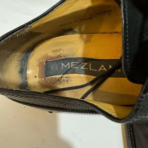 MEZLAN ' Gorgeous Black Leather men’s shoes size 9.5 M