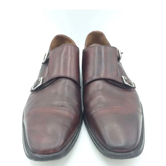 MEZLAN VERO CUIOI MENS BROWN &amp; PERFORATED LEATHER OXFORDS SHOES SZ 10.5