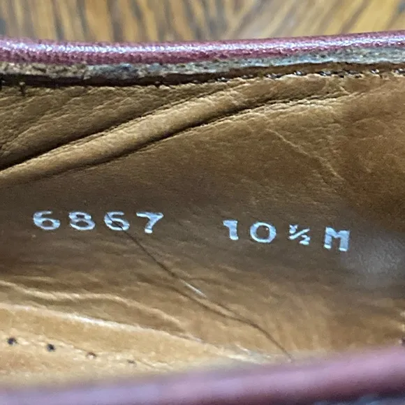 MEZLAN VERO CUIOI MENS BROWN &amp; PERFORATED LEATHER OXFORDS SHOES SZ 10.5