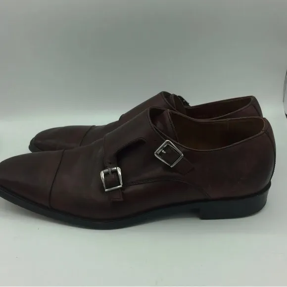 MEZLAN VERO CUIOI MENS BROWN &amp; PERFORATED LEATHER OXFORDS SHOES SZ 10.5