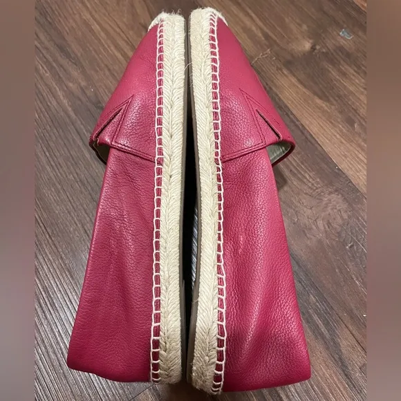 MICHAEL KORS DYLYN ESPADRILLELEATHER BERRY