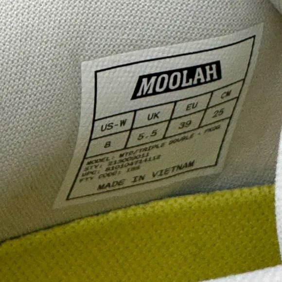 Moolah Triple Double Basketball Shoes Size 8