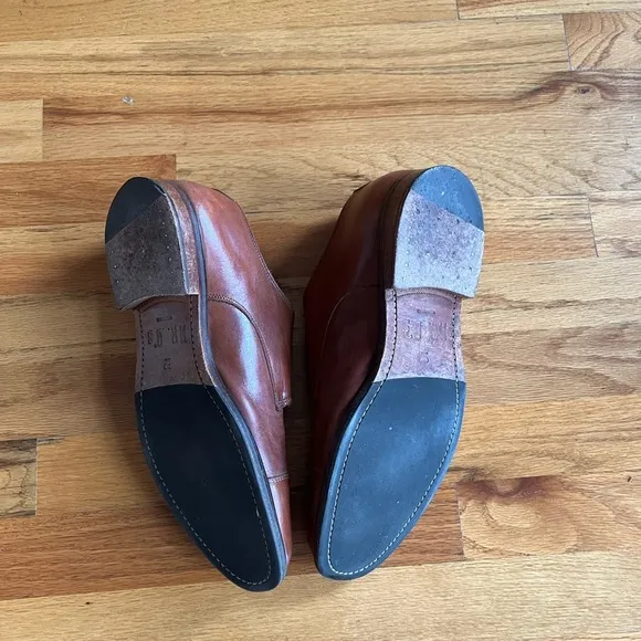 MR. B’s for Aldo Brown a leather Monkstrap Shoes 10.5