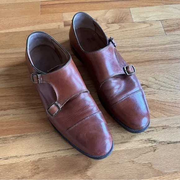 MR. B’s for Aldo Brown a leather Monkstrap Shoes 10.5