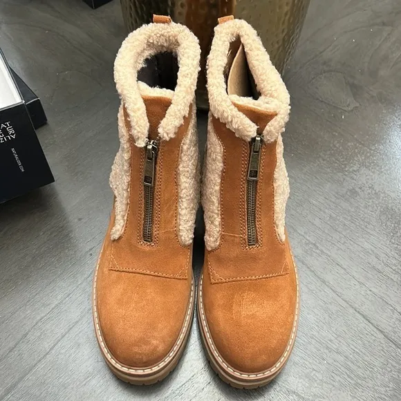 Naturalizer Tawny Brown Jett Suede Boot