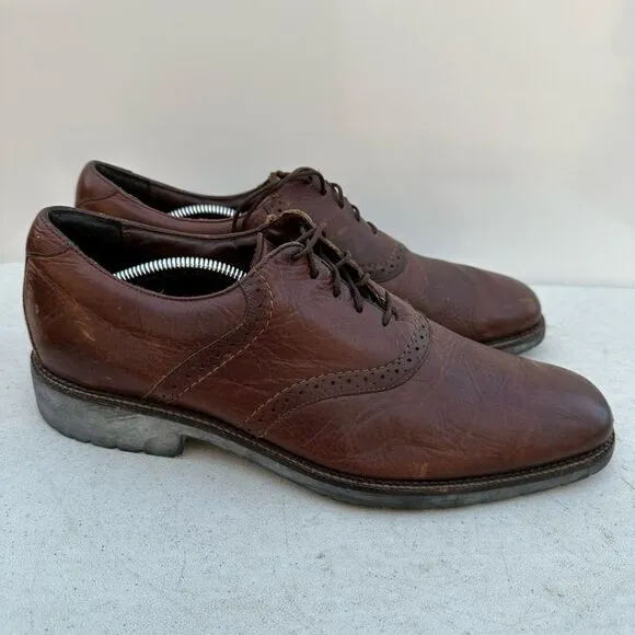 Neil M Size 11 D Mens Genuine Leather Shoes Brown