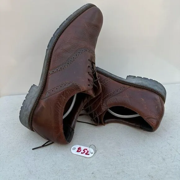 Neil M Size 11 D Mens Genuine Leather Shoes Brown