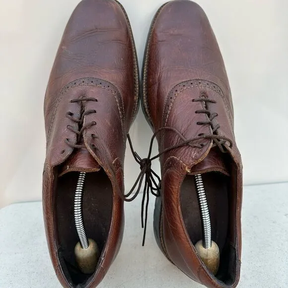 Neil M Size 11 D Mens Genuine Leather Shoes Brown