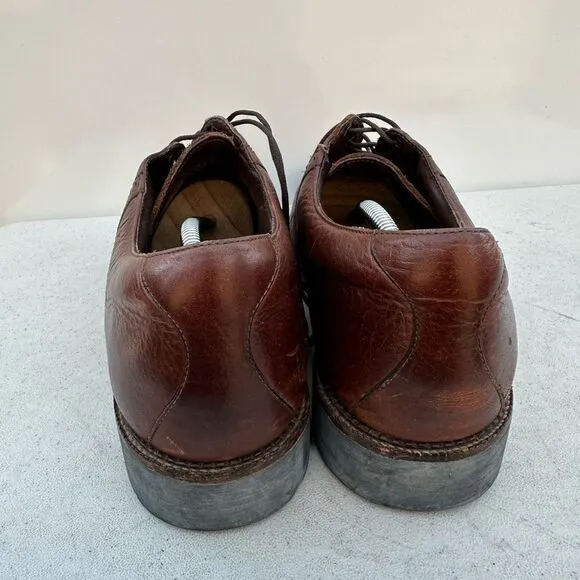 Neil M Size 11 D Mens Genuine Leather Shoes Brown