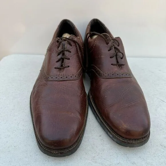 Neil M Size 11 D Mens Genuine Leather Shoes Brown