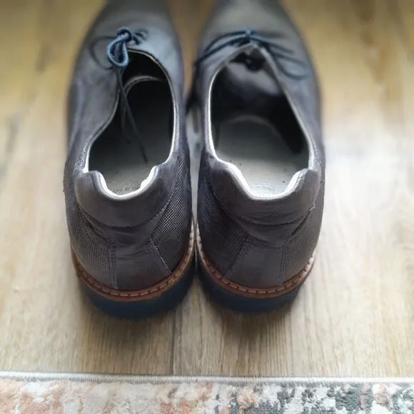 NERO GIARDINI Derby Oxford Dark Brown Shoe Lace Career Wear Sz: 13 US/ EU 46