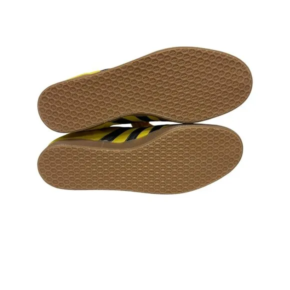 NEW! Adidas Men's Gazelle Jamacia Rekive Football  Yellow Sneakers Shoes 10.5