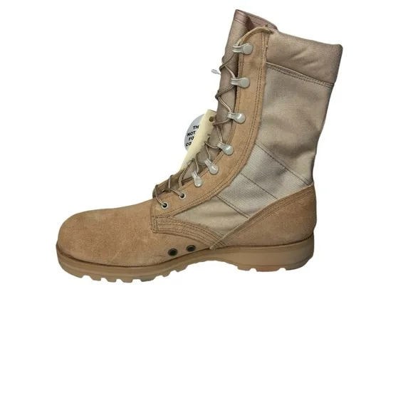 NEW Army Combat Boots Hot Weather Color Dessert Tan Size 12 R Medium Width
