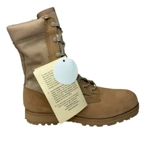 NEW Army Combat Boots Hot Weather Color Dessert Tan Size 12 R Medium Width