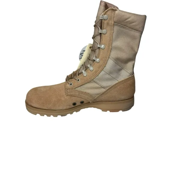 NEW Army Combat Boots Hot Weather Color Dessert Tan Size 12 R Medium Width