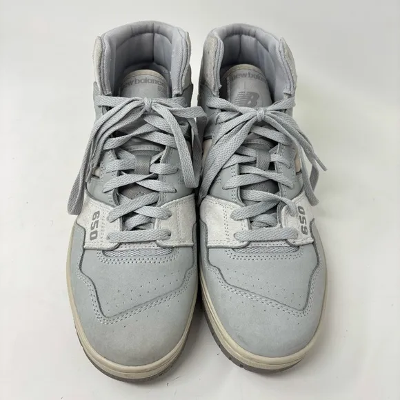 NEW BALANCE 650R LIGHT ALUMINUM RAIN CLOUD SHOES SIZE 9.5 BB650RGG