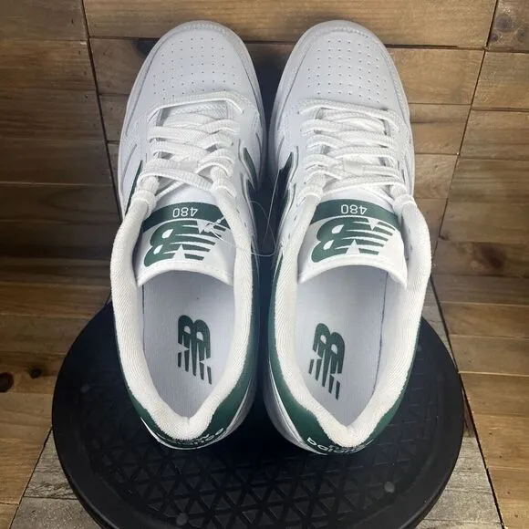 New Balance 480 Mens Size 10.5 'Nightwatch Green' Lace Up Sneakers Casual Shoes