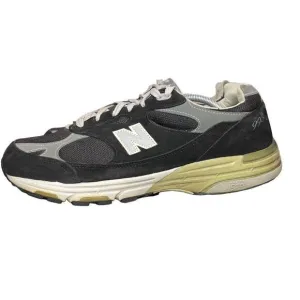 New Balance 993 Black Grey &amp; White Men's Size 12 4E Heritage MR993BK