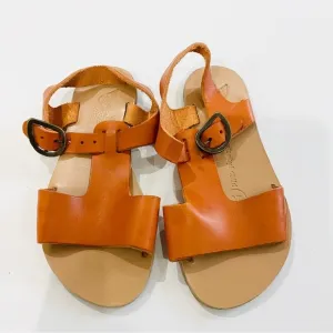 NEW Caramel Baby &amp; Child Ancient Greek leather sandals