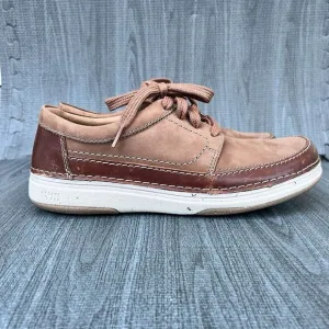 New Clarks Men's Nature‎ 5 Lo Leather Shoes Dark Tan Mens 9 M