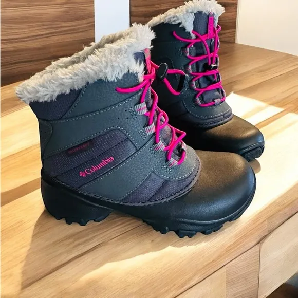 NEW Columbia Little Kids' Rope Tow™ III Waterproof Warm Boot Size 3