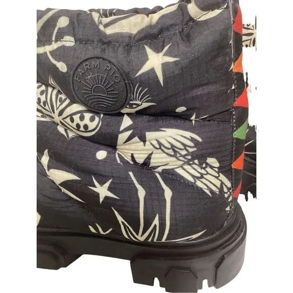 New. Farm Rio black puffer bootie. Size 7. Retails $295